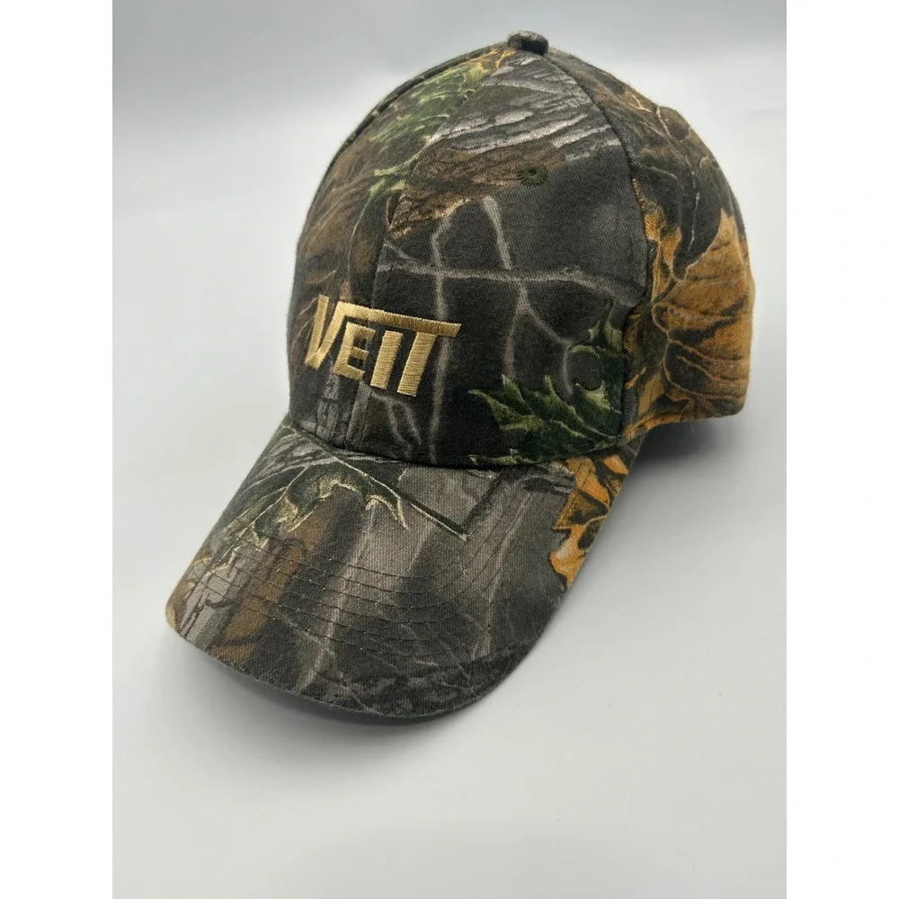 Veit Camo Baseball Hat Embroidered Logo Camouflage Adjustable Strap Cap‎